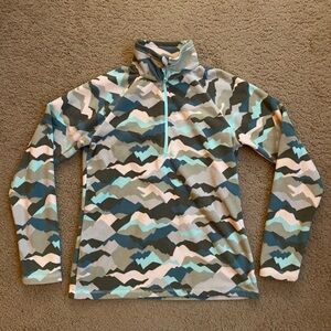 Eddie Bauer Multicolor Fleece Pullover